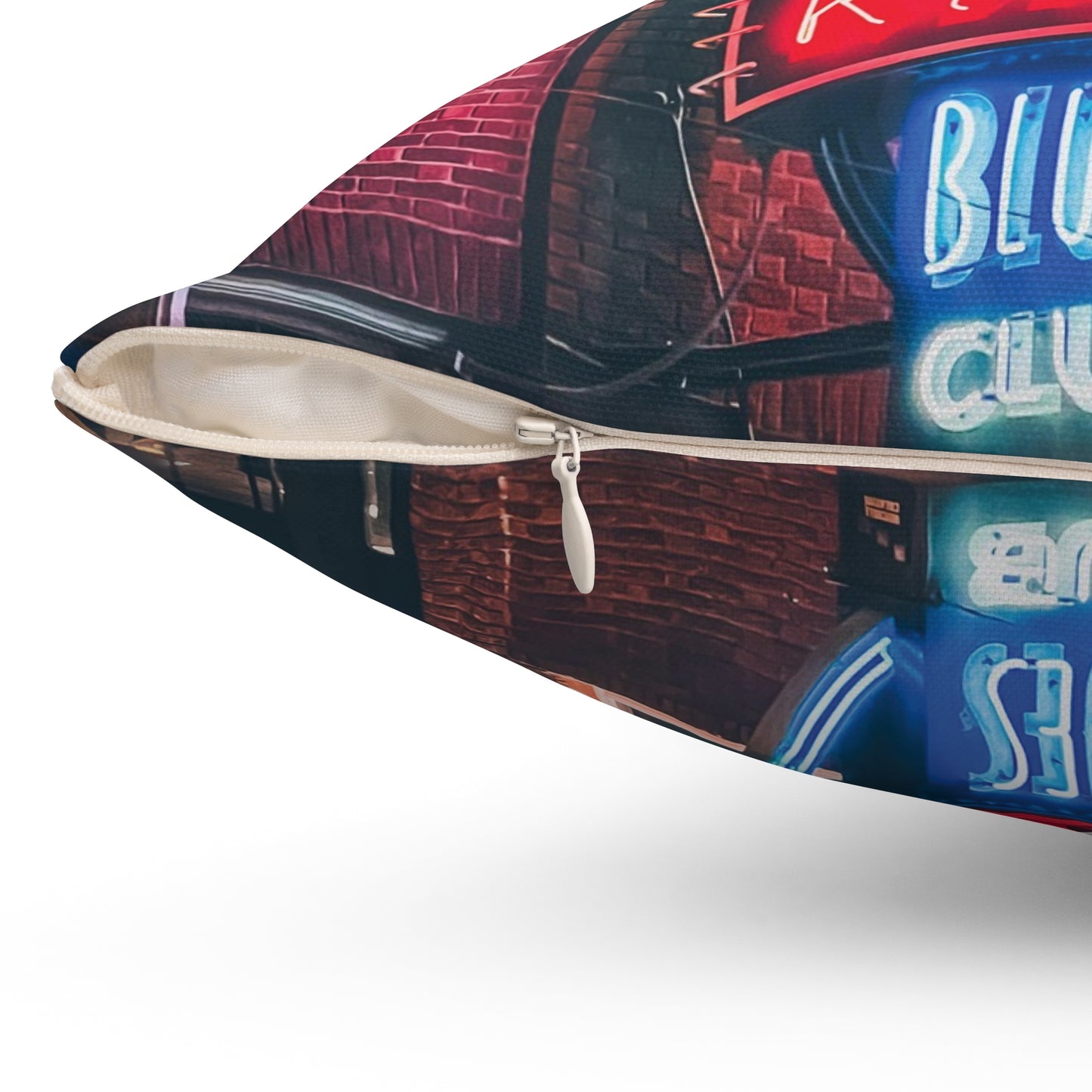 "BB King's Blues Club" Memphis, TN Photography Pillow