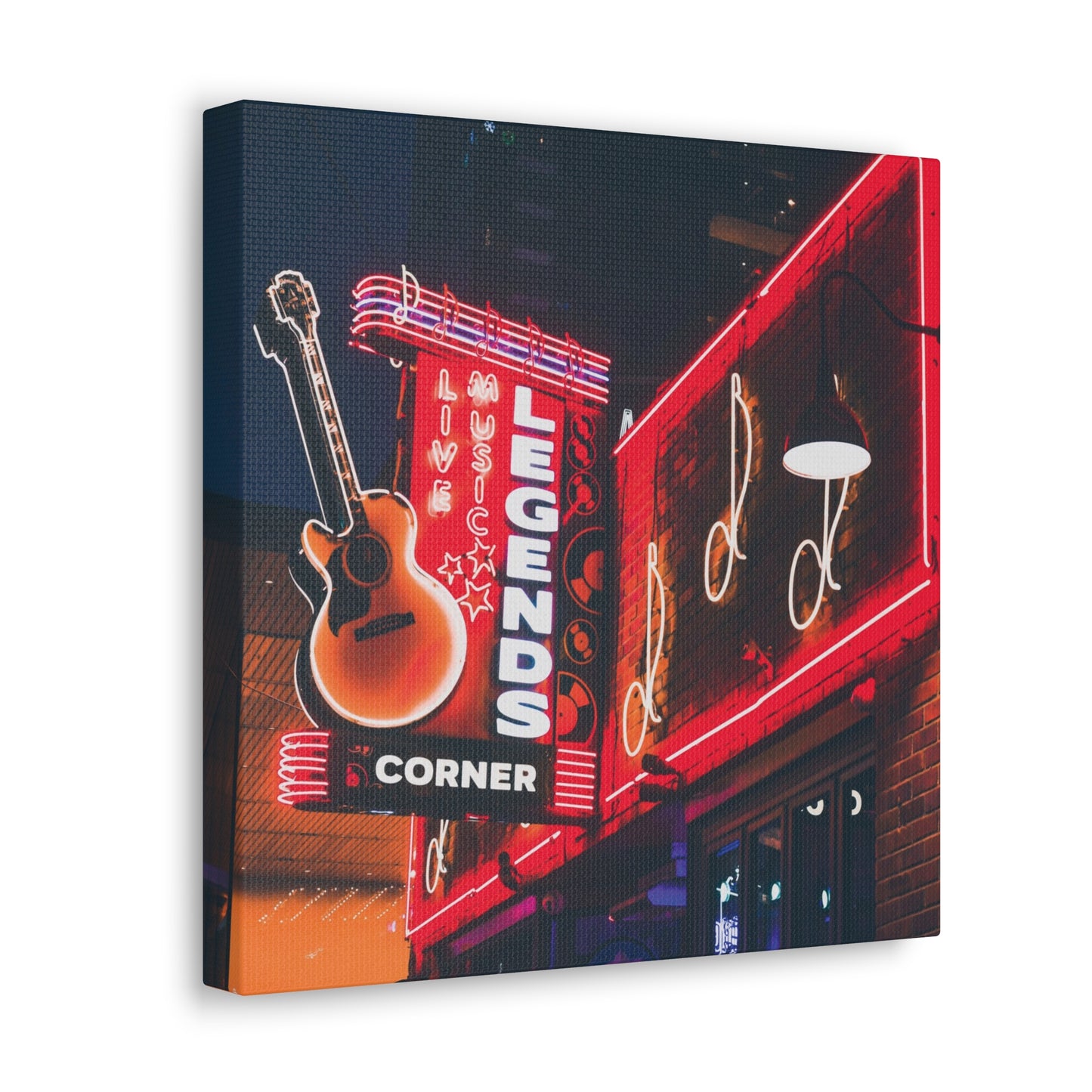 "Legends Corner" Nashville, TN Photography Canvas