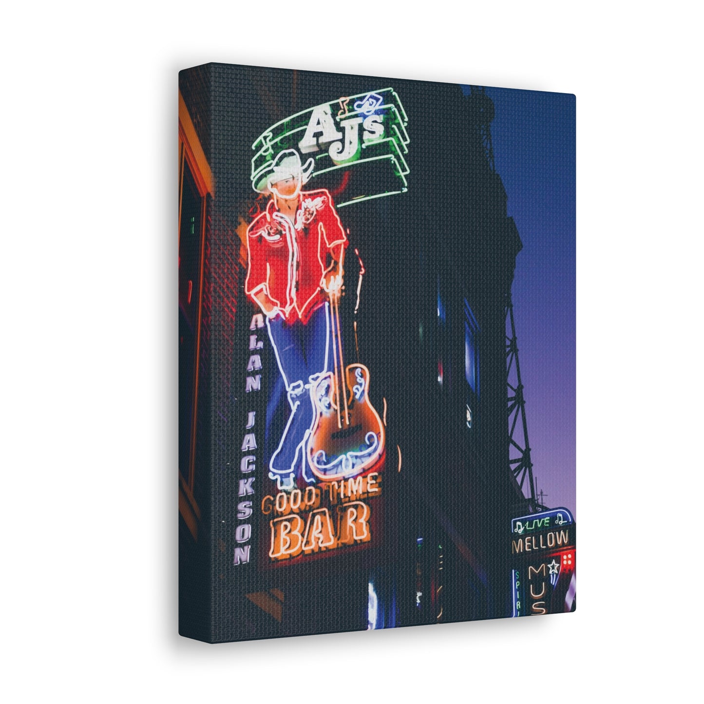 "Aj's Sunset" Nashville TN Photography Canvas Gallery Wrap