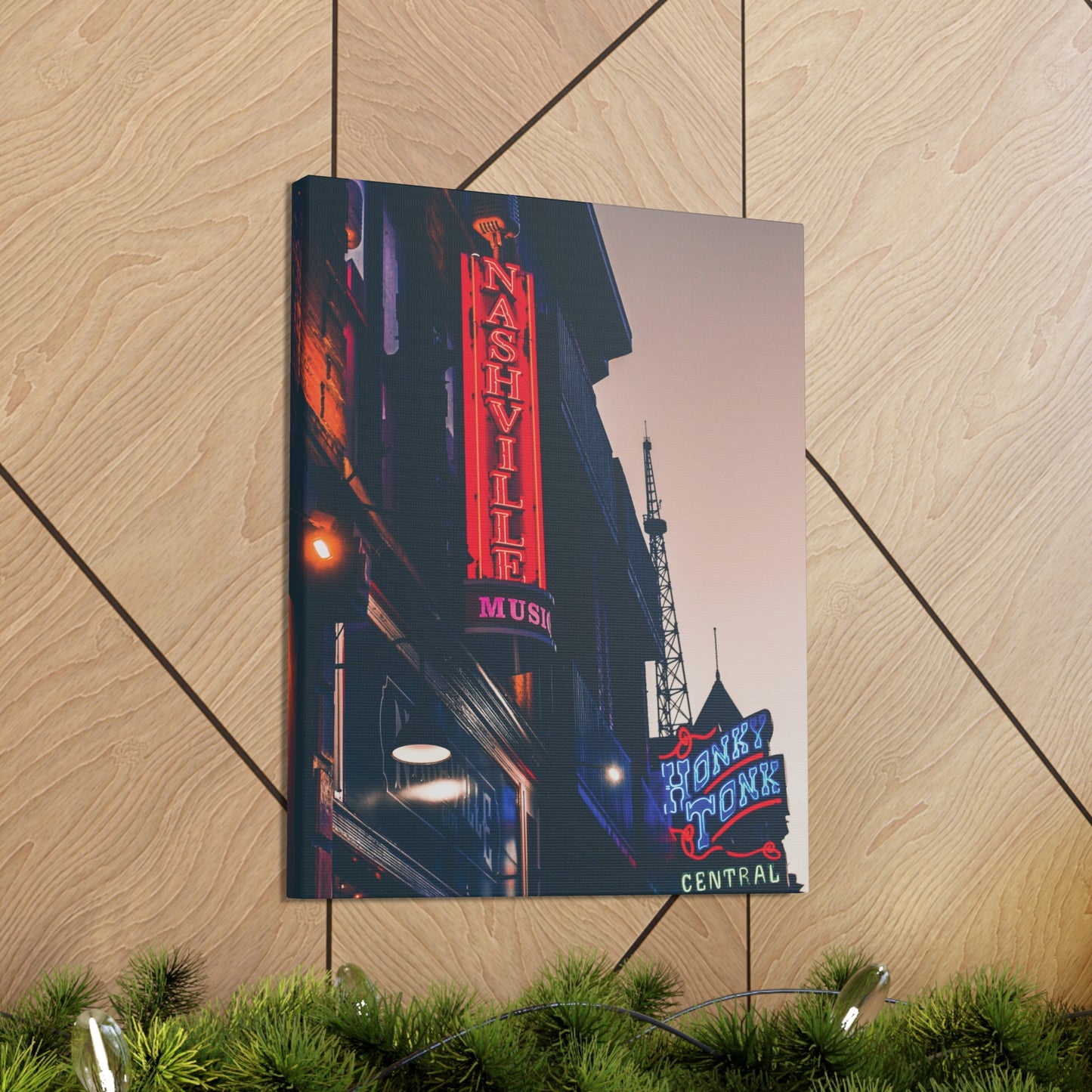 "Honky Tonk" Nashville TN Photography Canvas Gallery Wrap