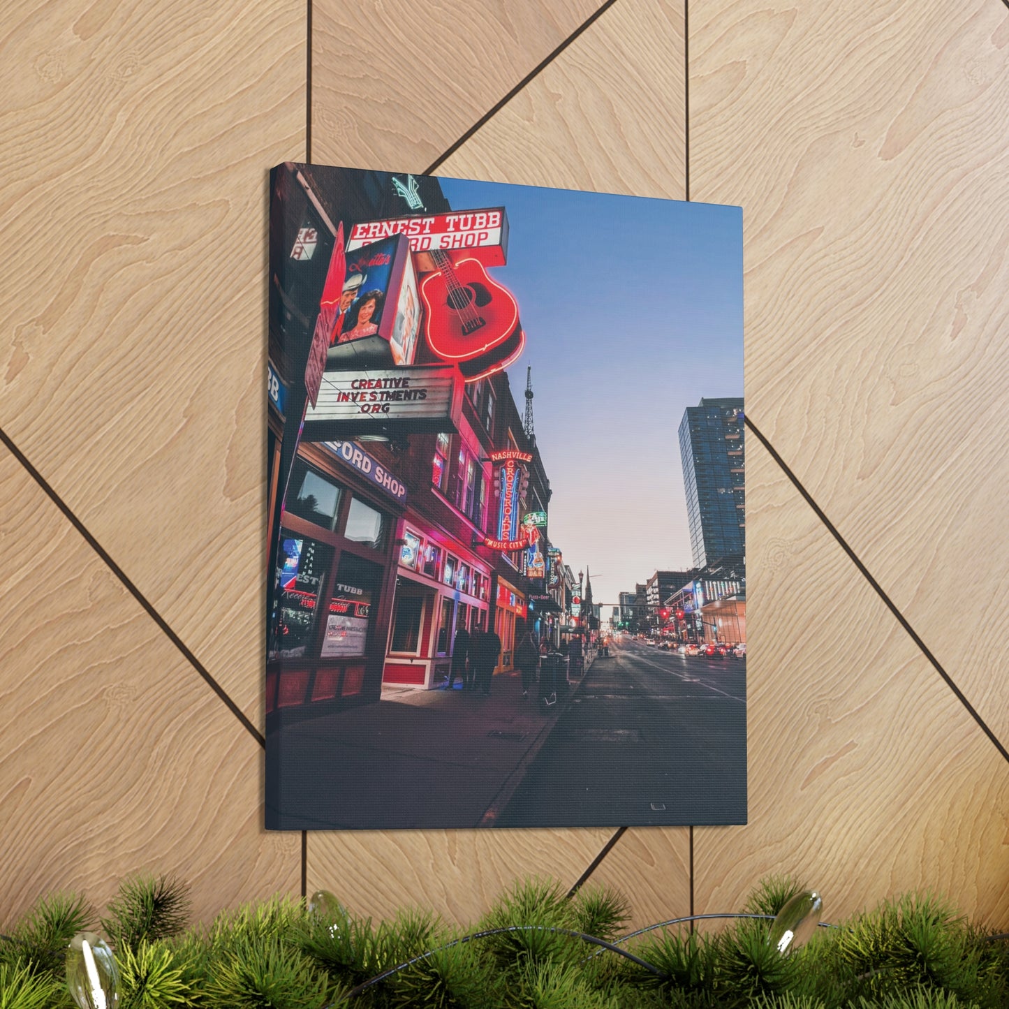 "Ernest Tubb" Nashville TN Photography Canvas Gallery Wrap