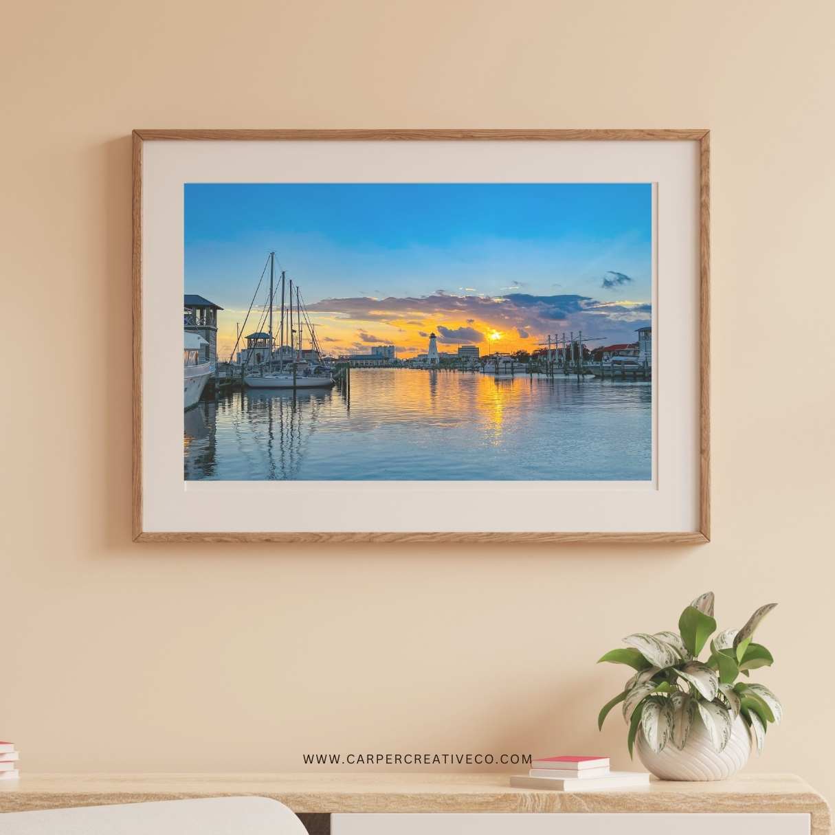 "Blue Sunset" Gulfport, MS Photography Print