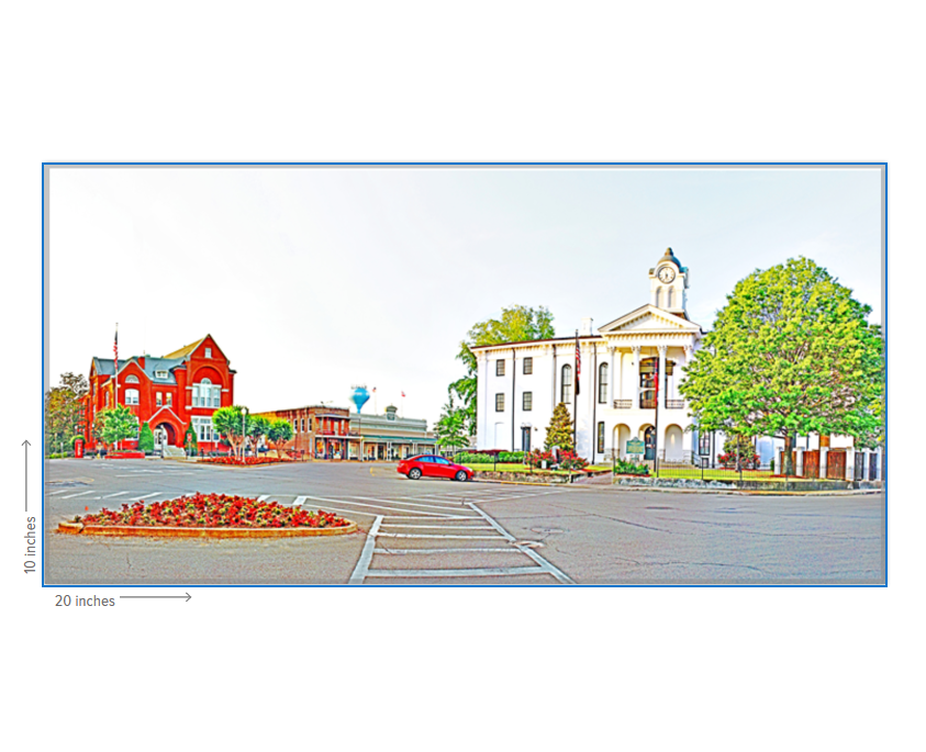 Morning Courthouse Square - Oxford Photography Print