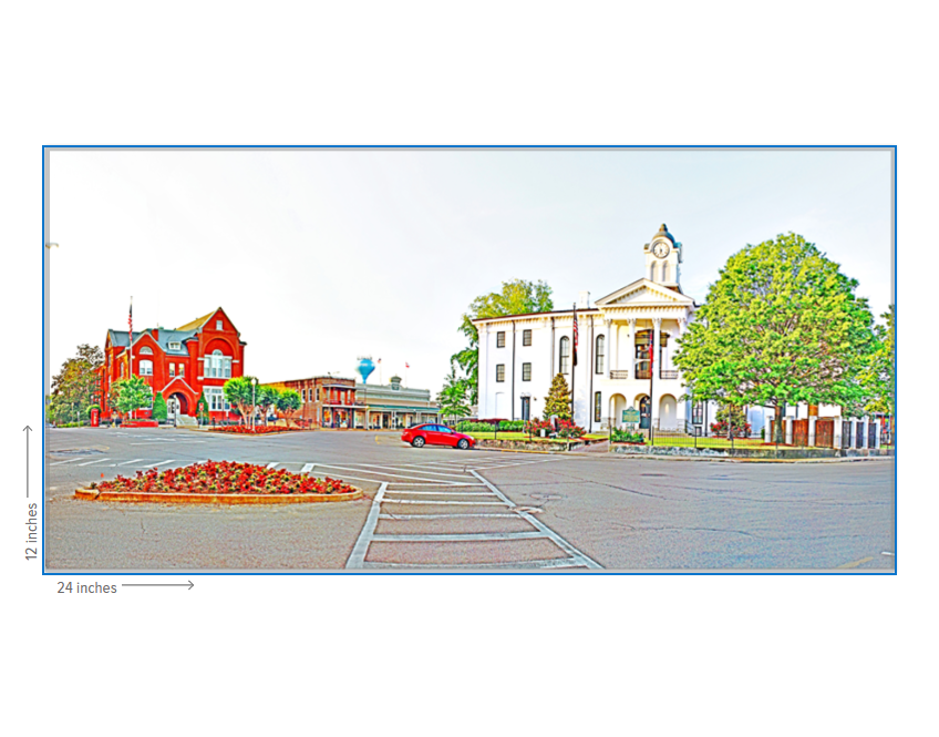 Morning Courthouse Square - Oxford Photography Print