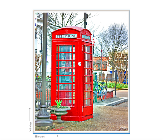Phone Booth - Oxford Photography Print