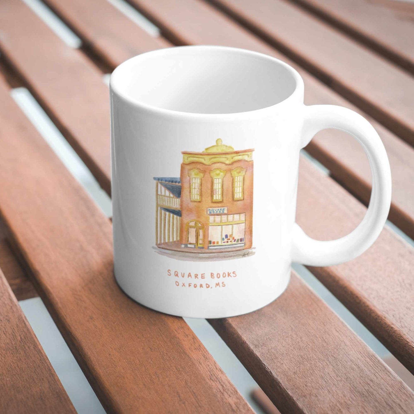 Square Books Oxford MS Watercolor Art Mug
