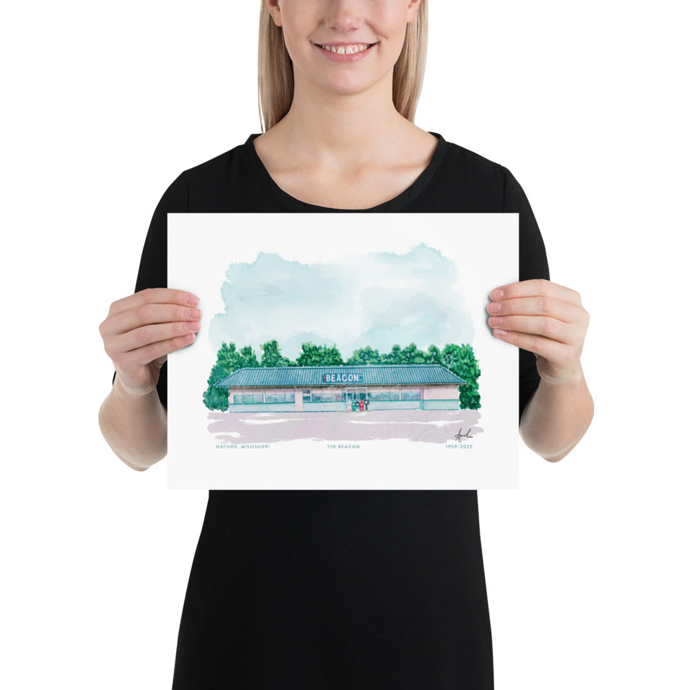 The Beacon Restaurant Oxford MS Art Print
