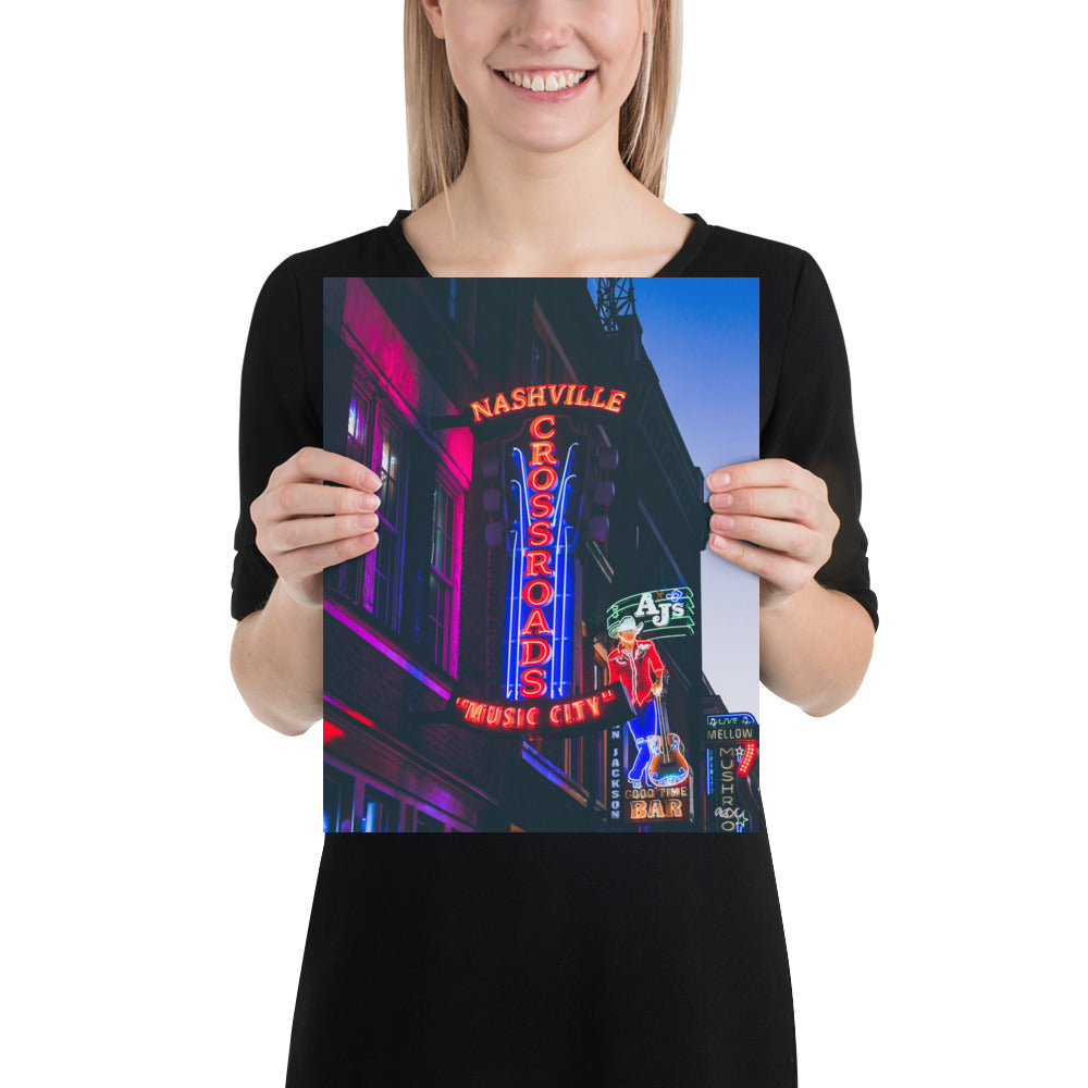 "Crossroads Music City" Nashville TN Photography Print
