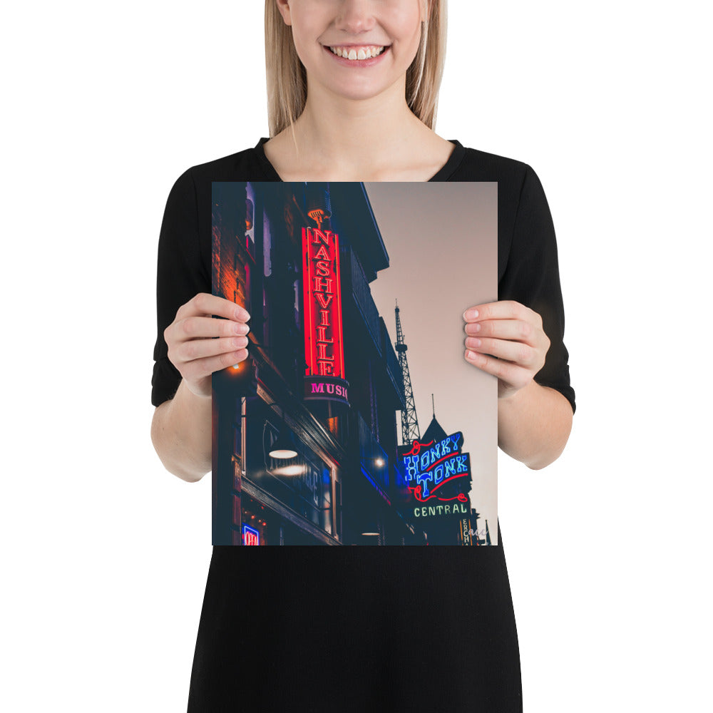 "Honky Tonk" Nashville TN Photography Print