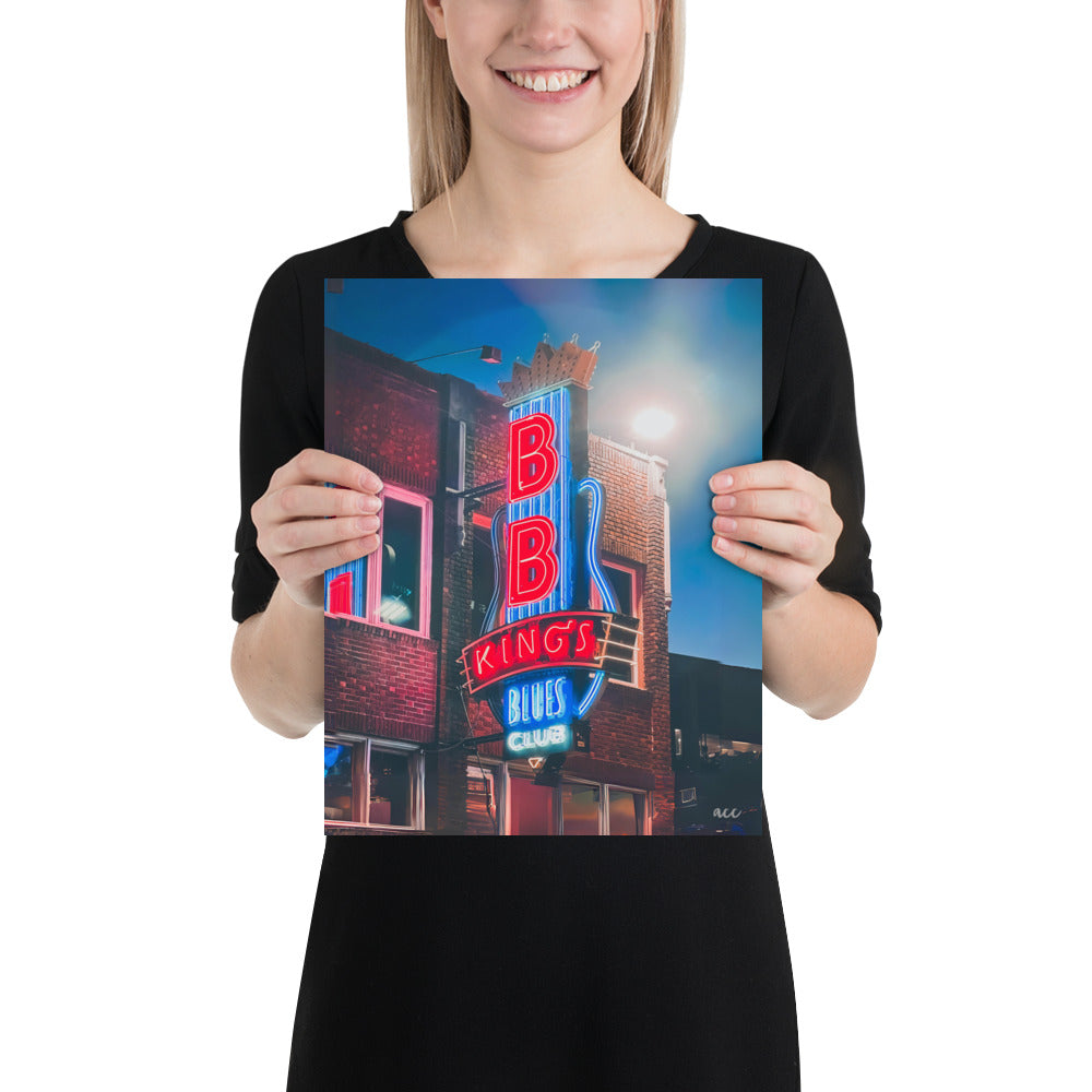 "BB King's Blues Club" Memphis, TN Photography Print