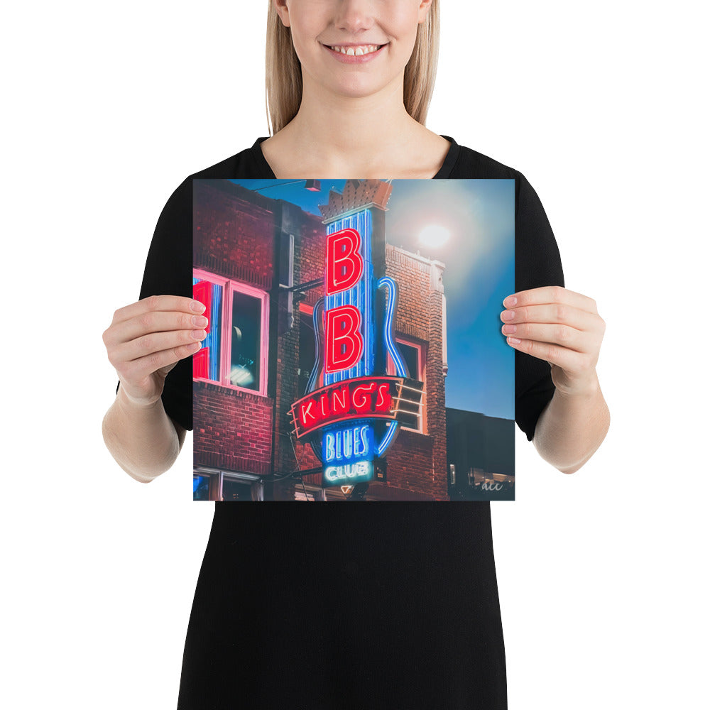 "BB King's Blues Club" Memphis, TN Photography Print