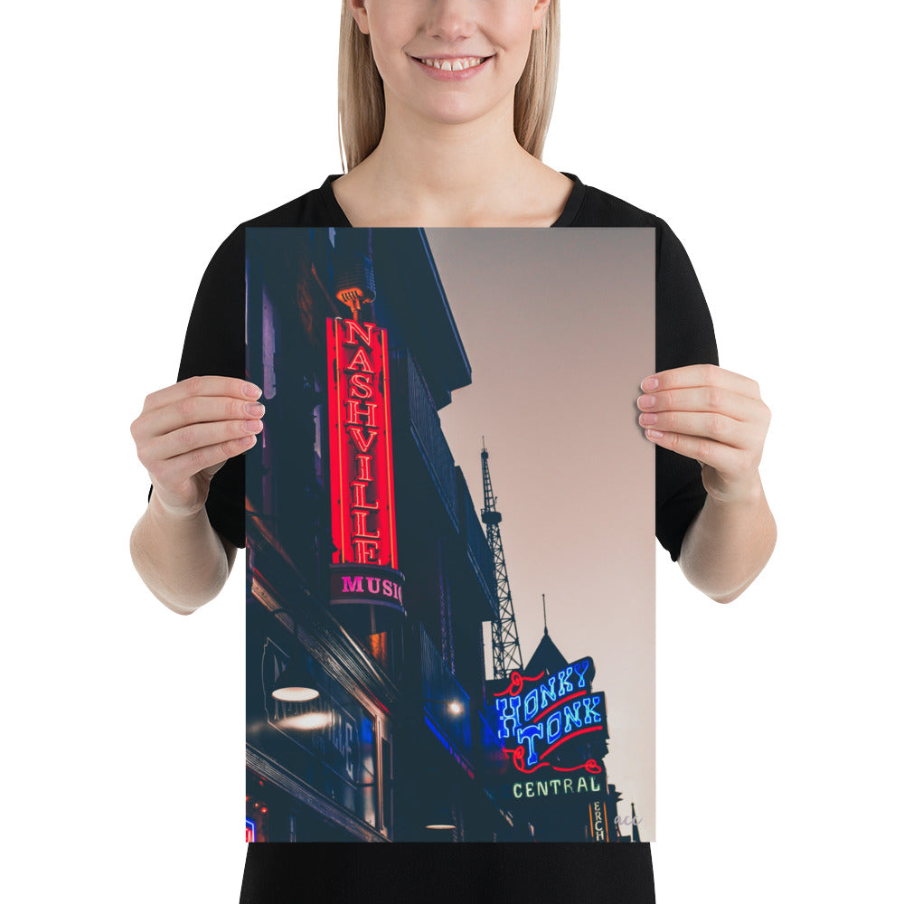 "Honky Tonk" Nashville TN Photography Print