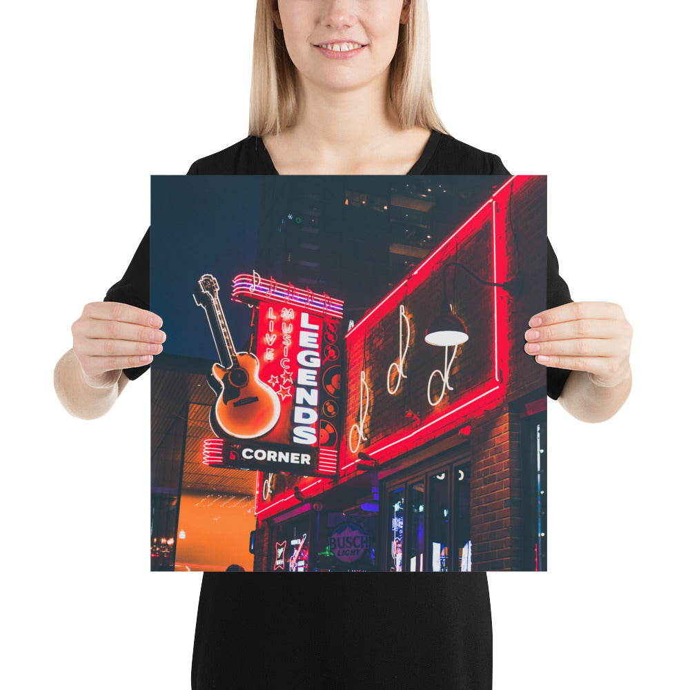"Legends Corner" Nashville Tennessee Photography Print