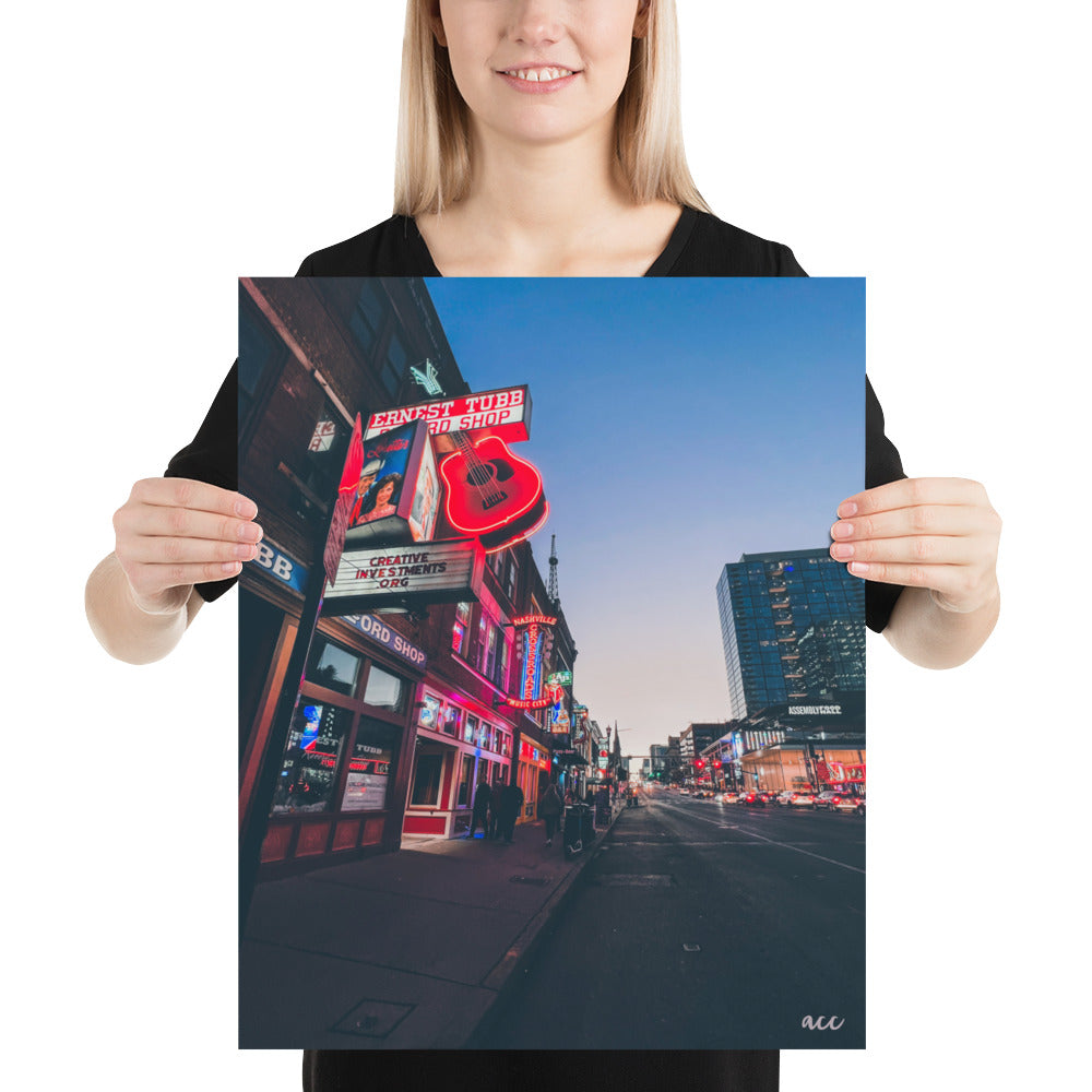 "Ernest Tubb" Nashville TN Photography Print