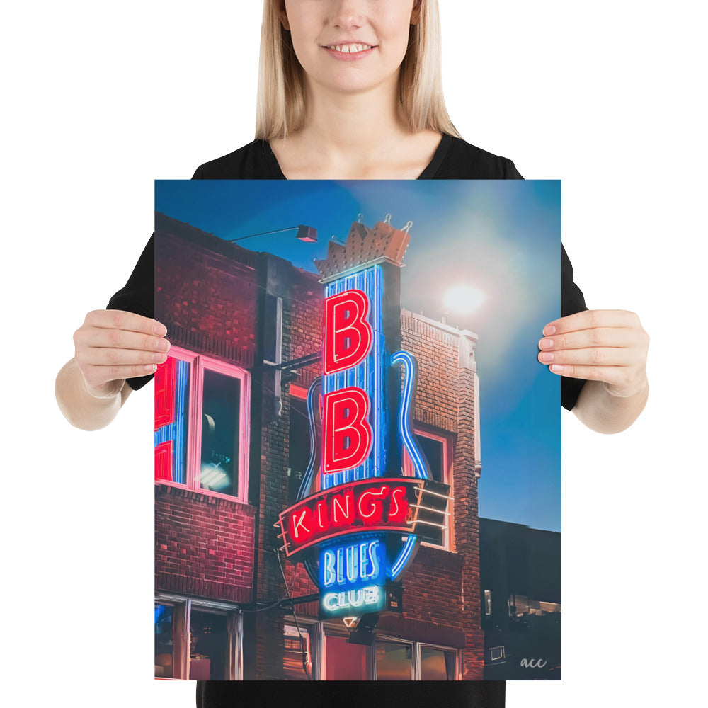 "BB King's Blues Club" Memphis, TN Photography Print