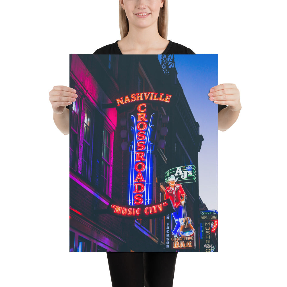 "Crossroads Music City" Nashville TN Photography Print