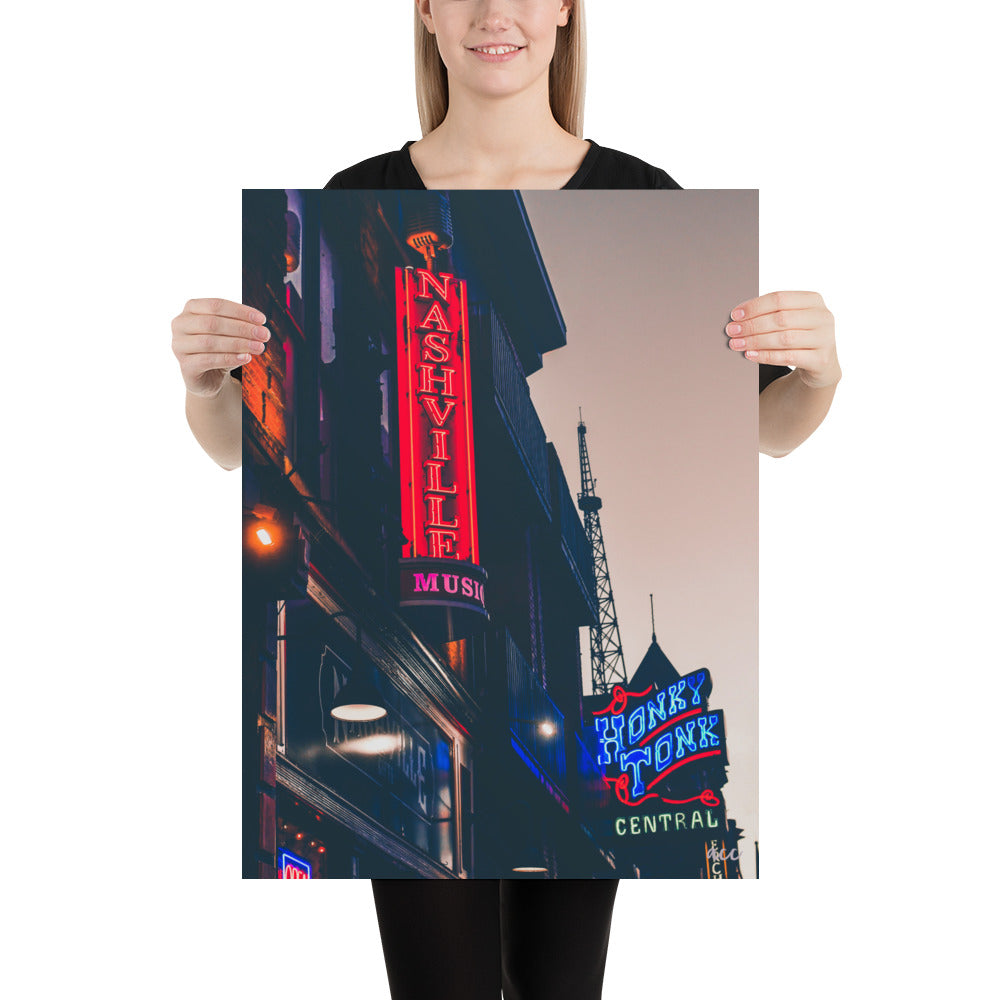 "Honky Tonk" Nashville TN Photography Print