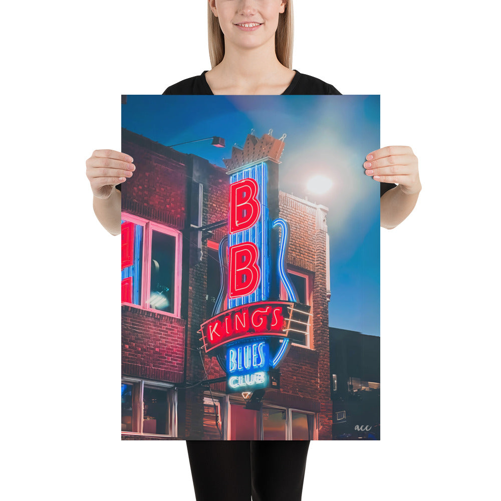 "BB King's Blues Club" Memphis, TN Photography Print
