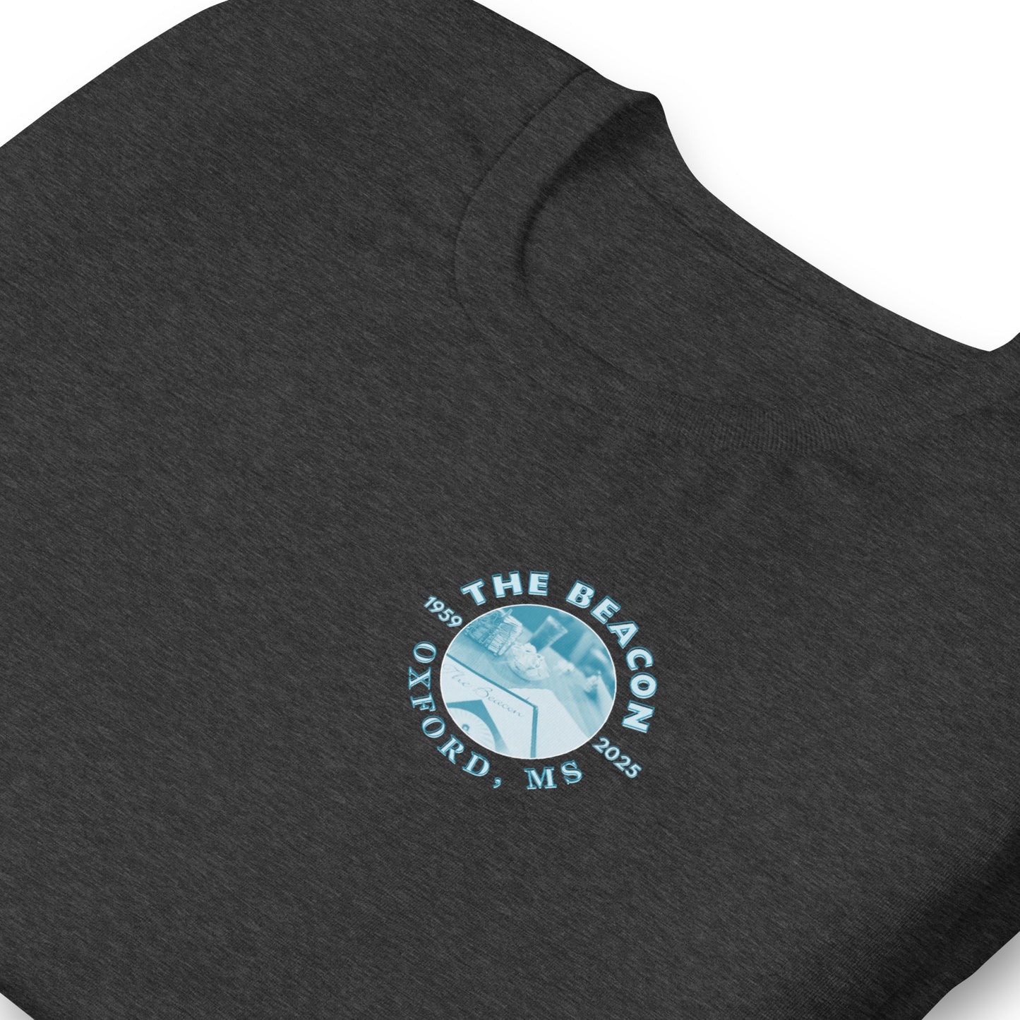 The Beacon Oxford, MS Watercolor Art T-Shirt - Bella + Canvas