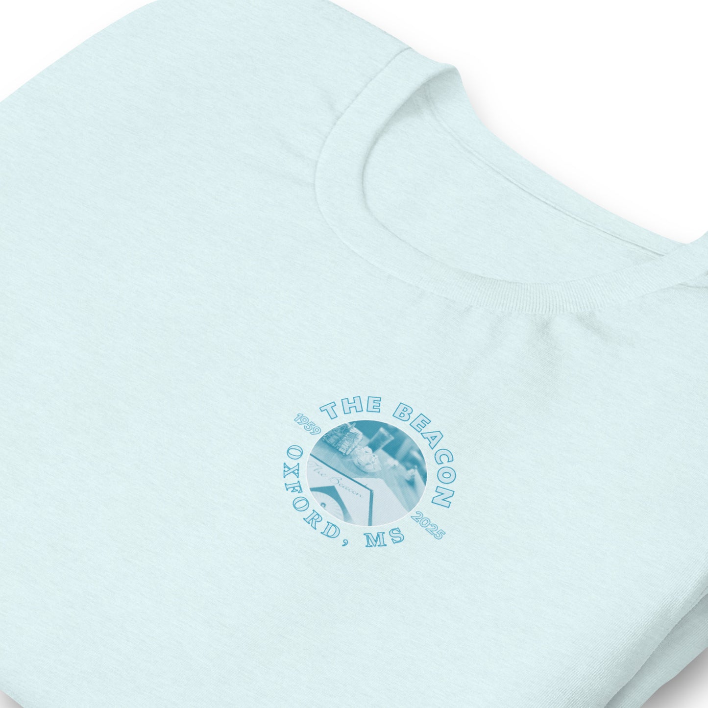 The Beacon Oxford, MS Watercolor Art T-Shirt - Bella + Canvas