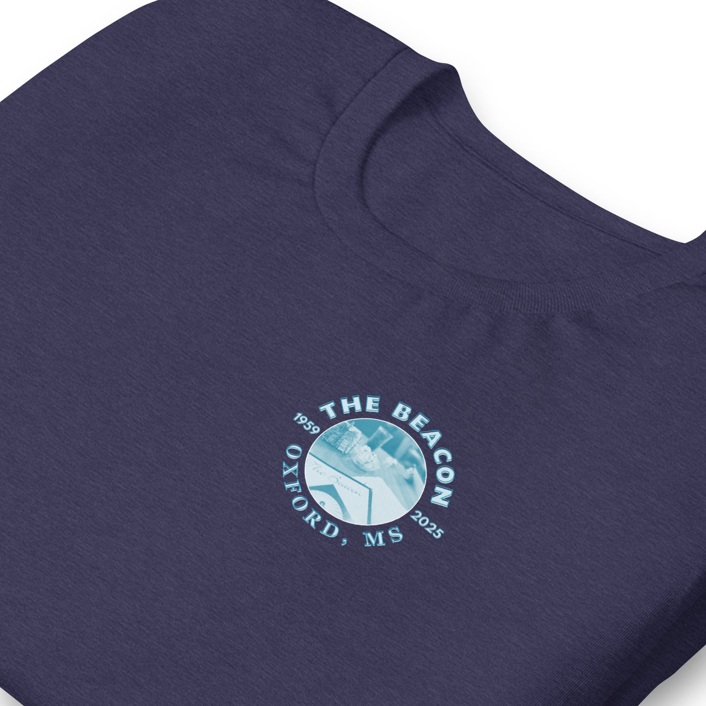 The Beacon Oxford, MS Watercolor Art T-Shirt - Bella + Canvas