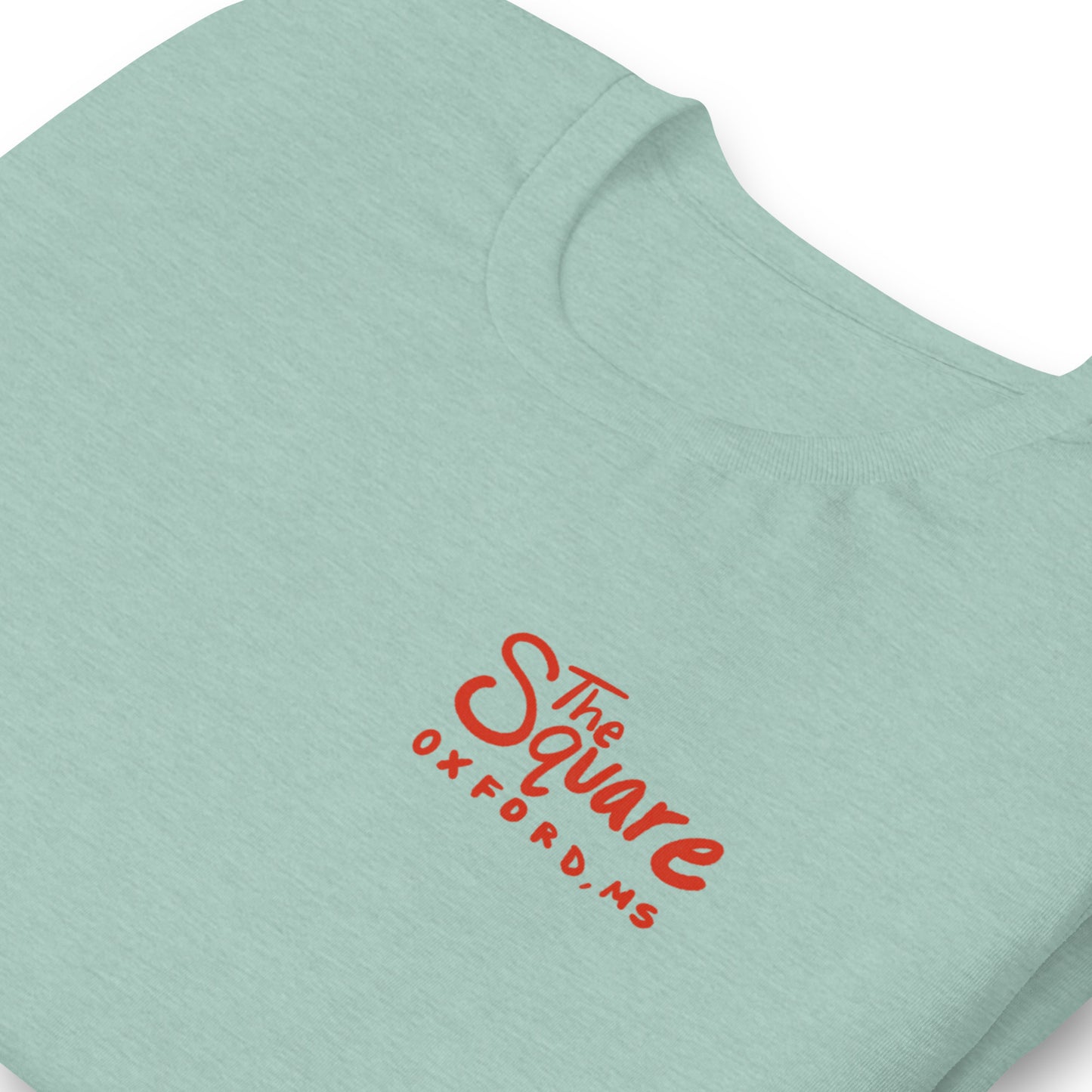 The Square Oxford Mississippi Watercolor Art T-shirt - Bella + Canvas