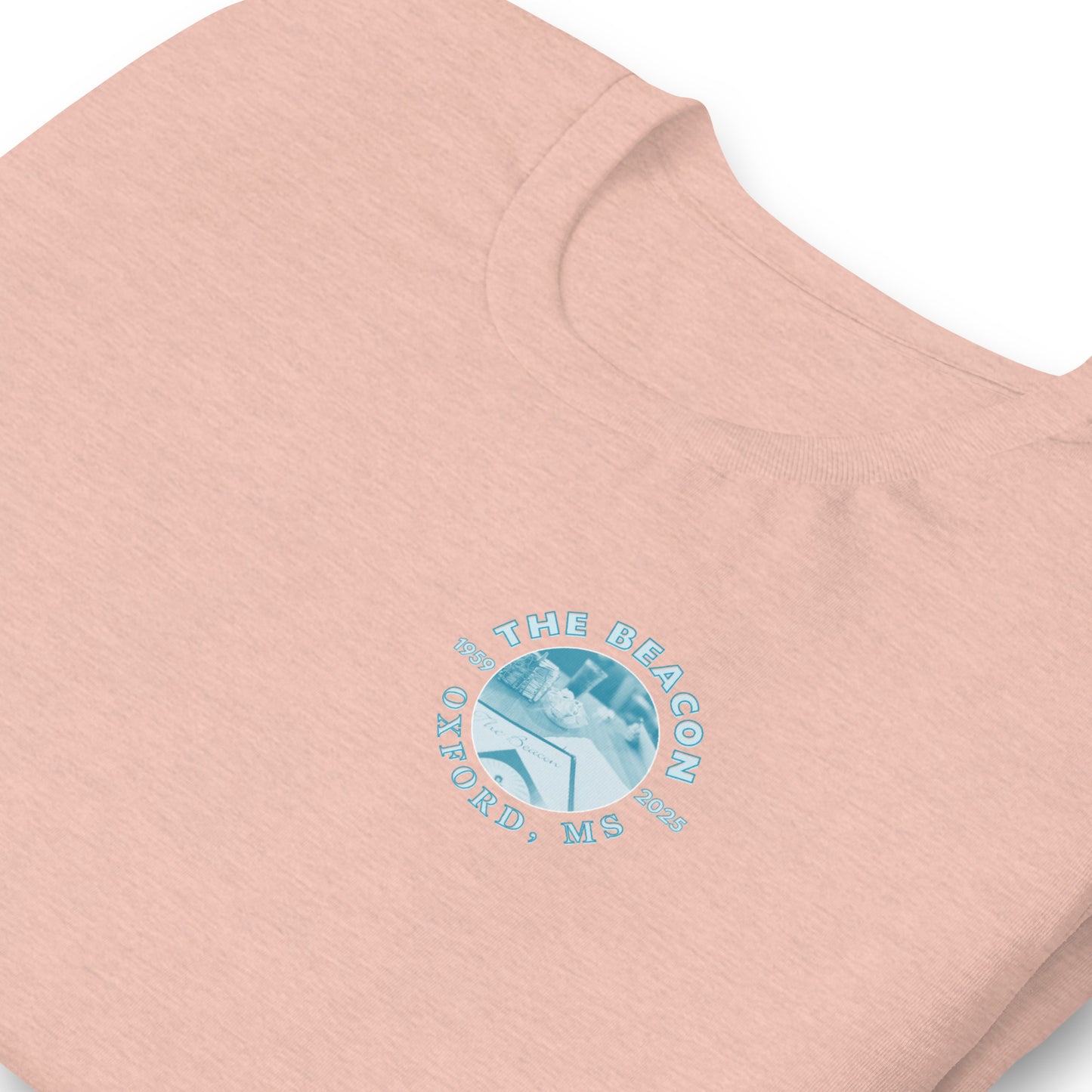 The Beacon Oxford, MS Watercolor Art T-Shirt - Bella + Canvas