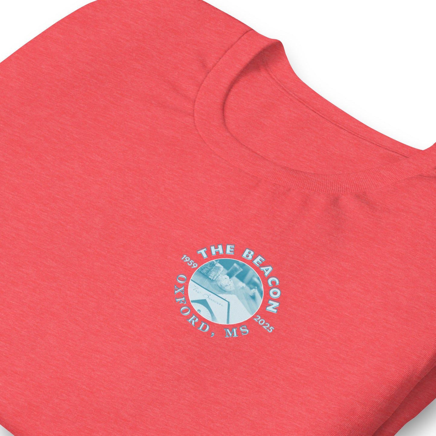 The Beacon Oxford, MS Watercolor Art T-Shirt - Bella + Canvas