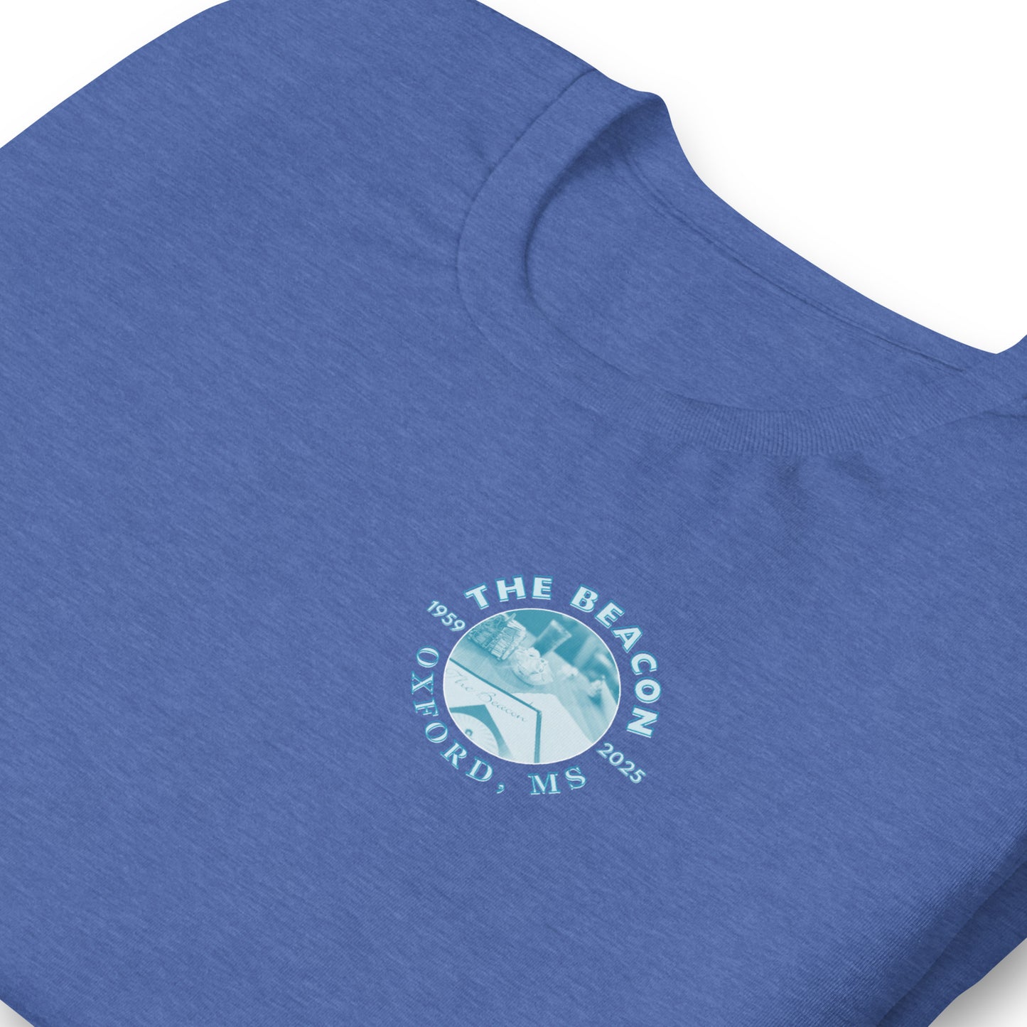 The Beacon Oxford, MS Watercolor Art T-Shirt - Bella + Canvas