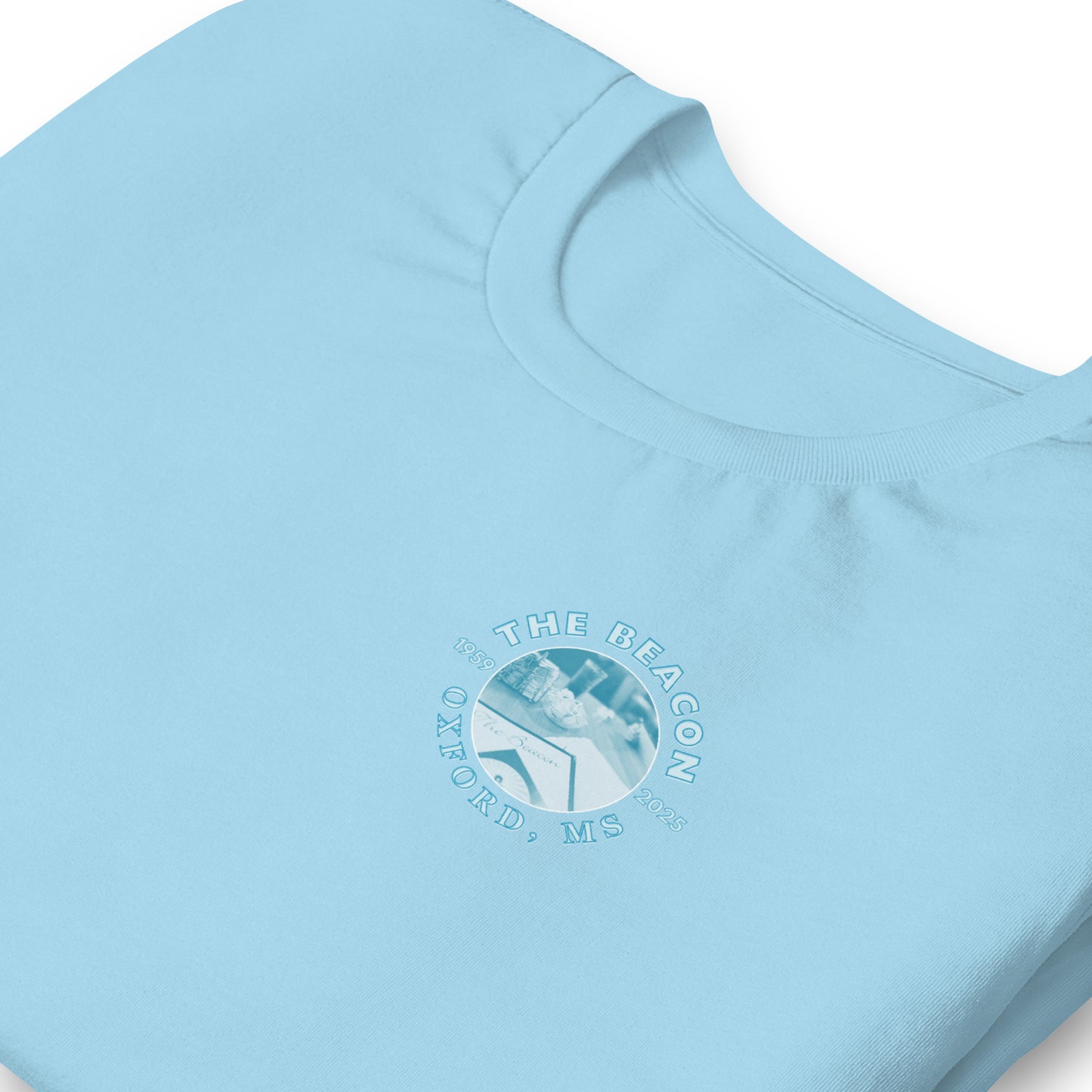 The Beacon Oxford, MS Watercolor Art T-Shirt - Bella + Canvas