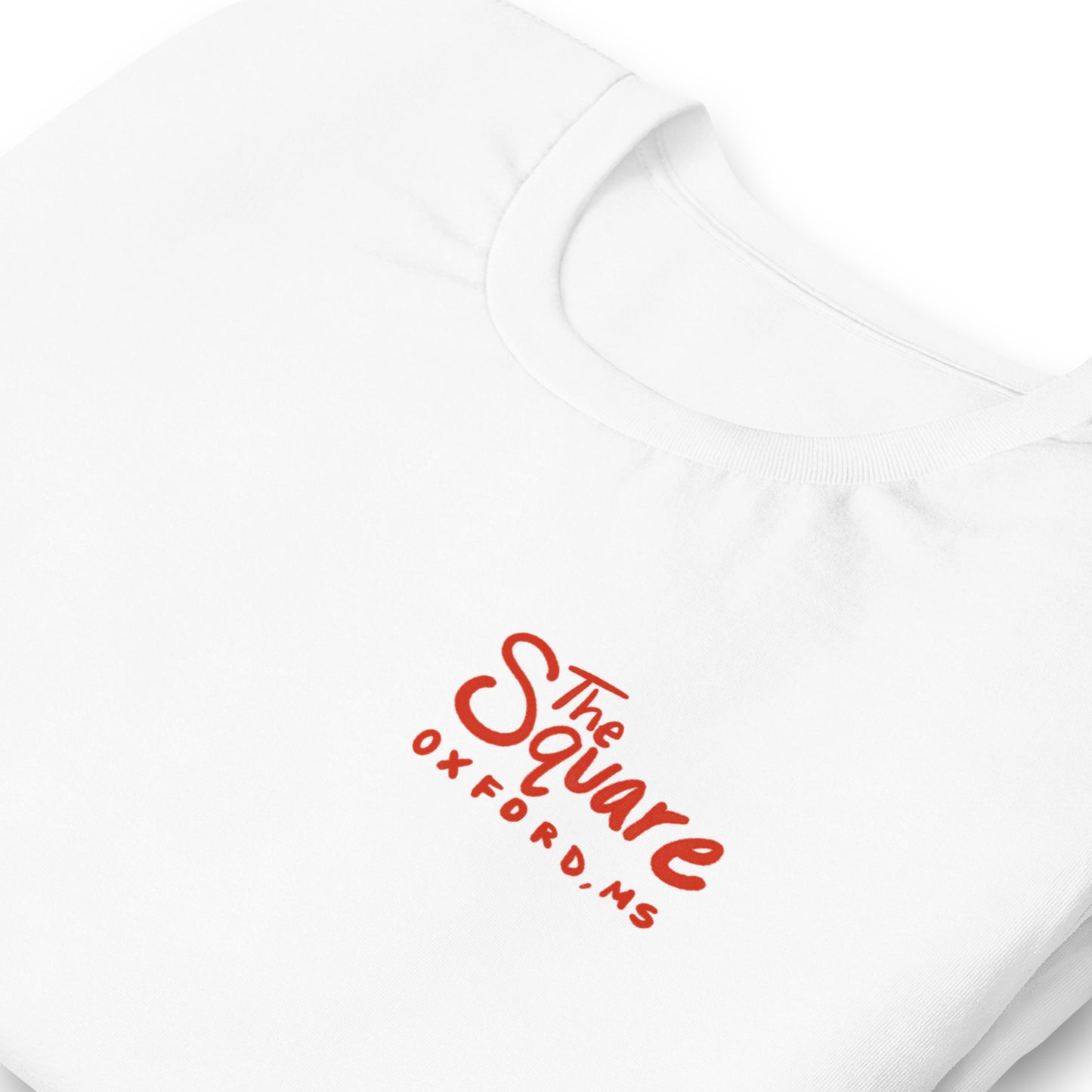 The Square Oxford Mississippi Watercolor Art T-shirt - Bella + Canvas