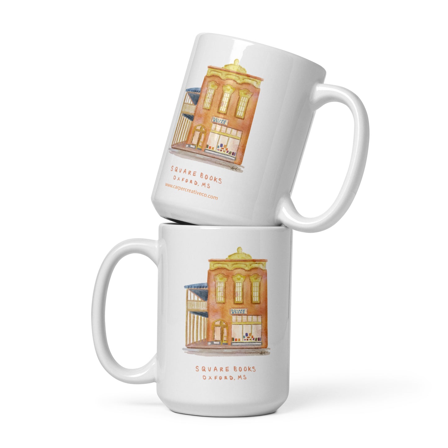 Square Books Oxford MS Watercolor Art Mug