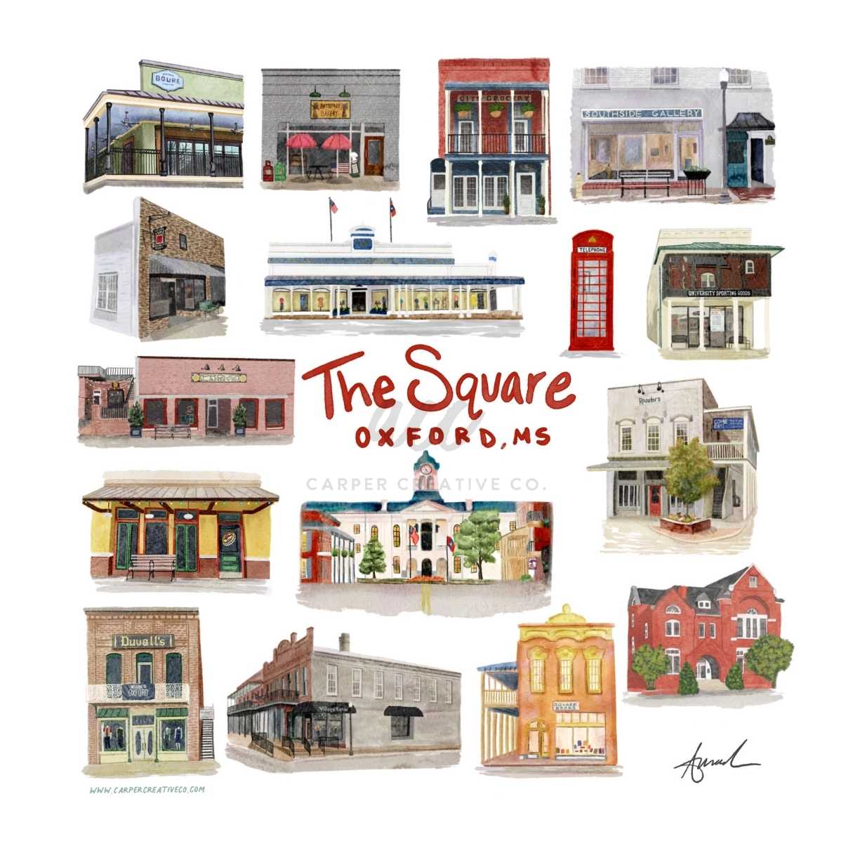 The Square Collage Oxford MS