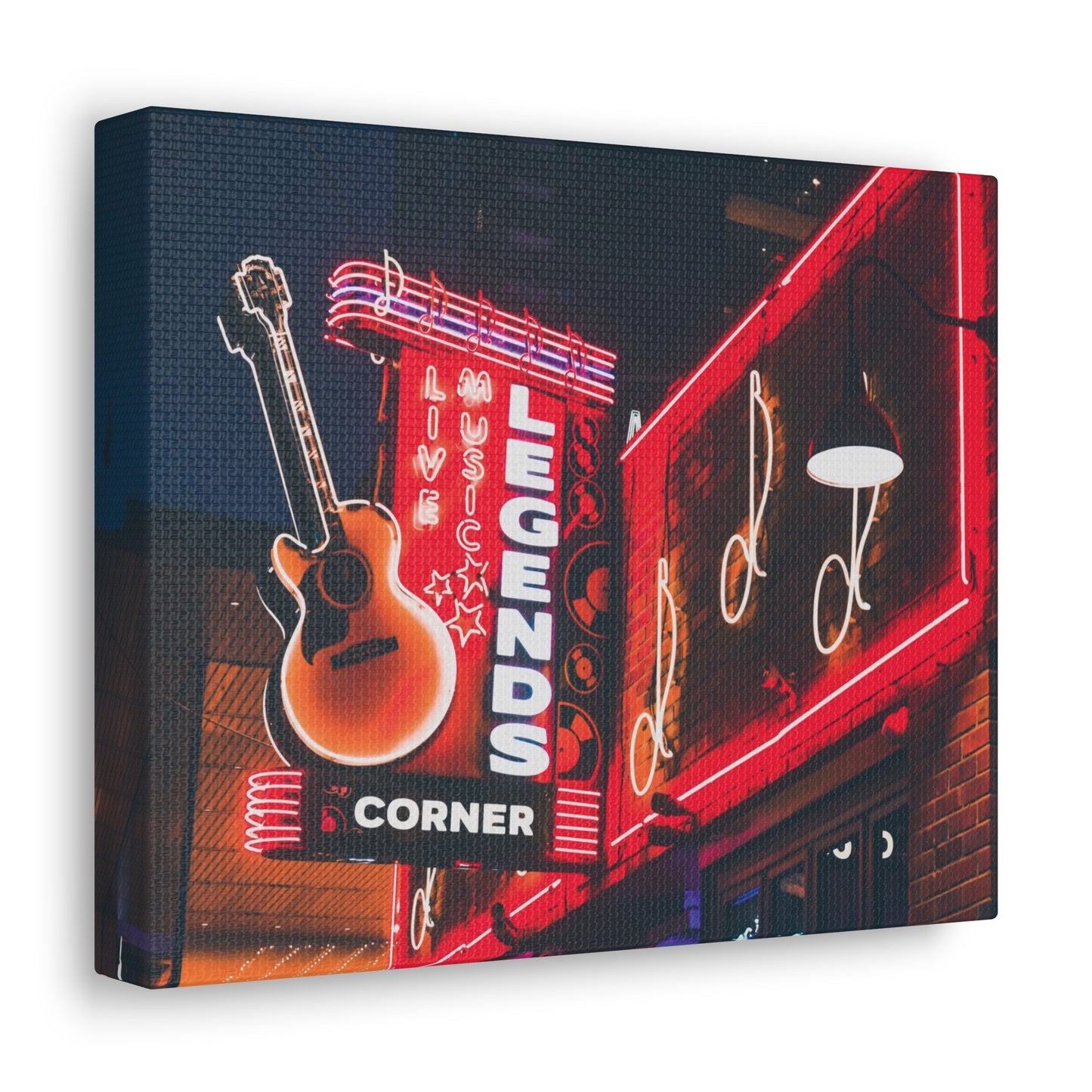 "Legends Corner" Nashville, TN Photography Canvas