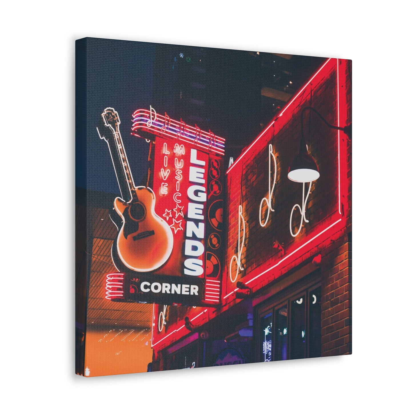 "Legends Corner" Nashville, TN Photography Canvas