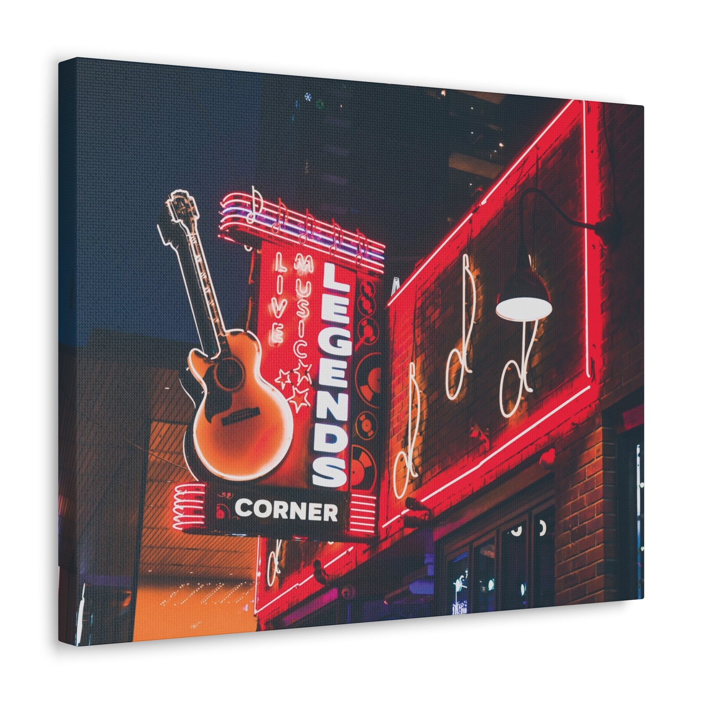 "Legends Corner" Nashville, TN Photography Canvas