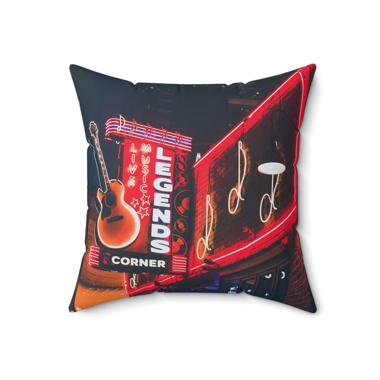 "Legends Corner" Nashville, TN Photography Pillow