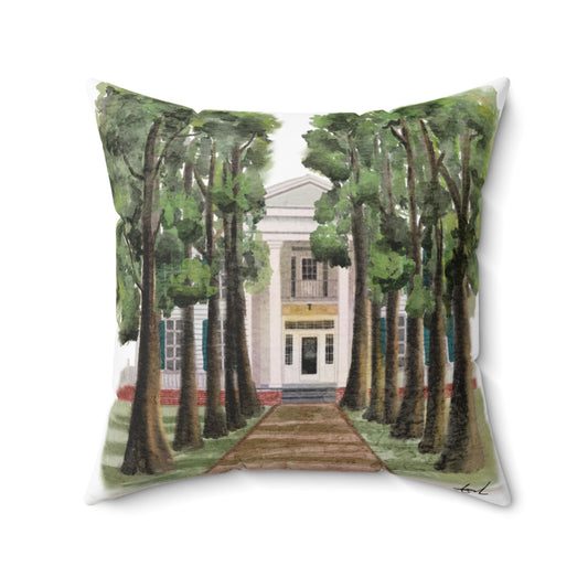 Rowan Oak Oxford MS Watercolor Art Pillow