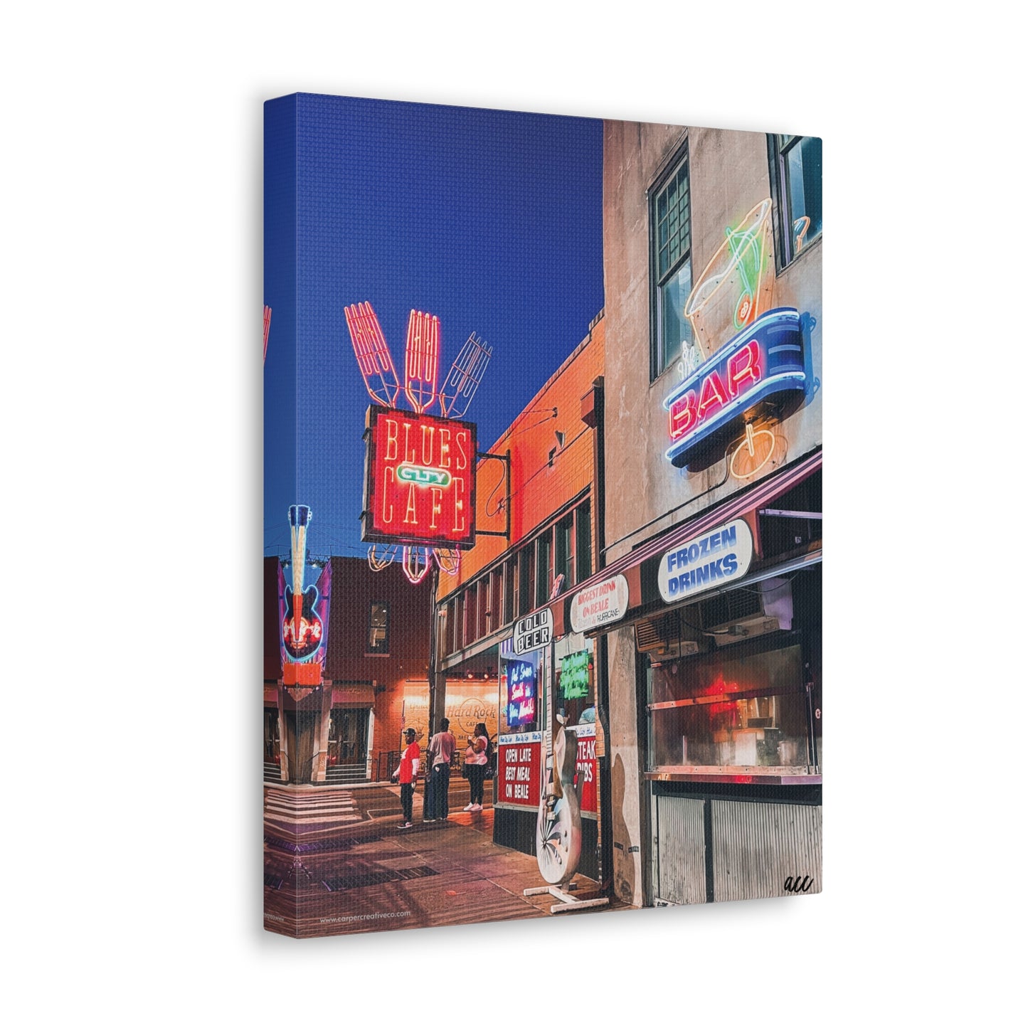 Copy of "Honky Tonk" Nashville TN Photography Canvas Gallery Wrap