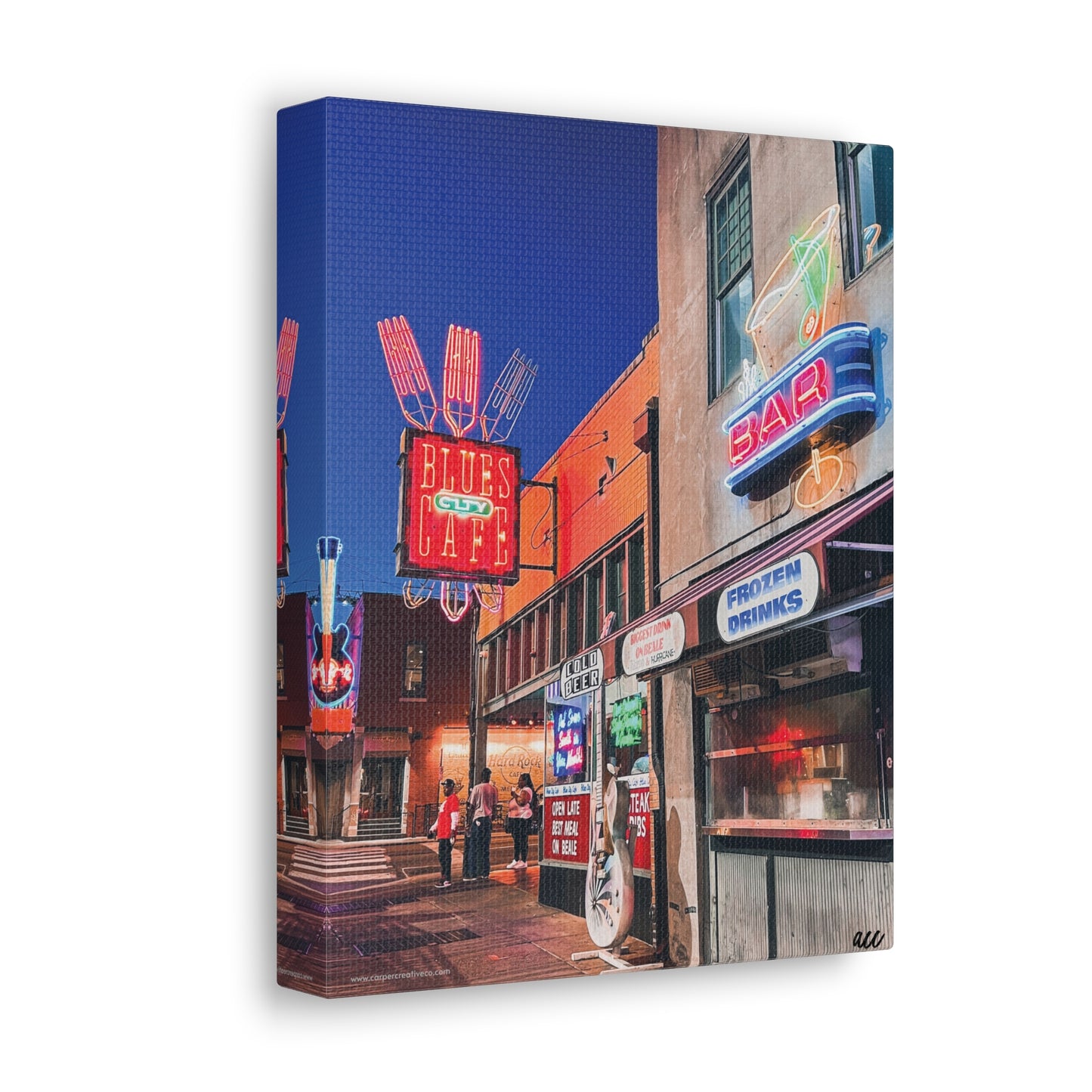 Copy of "Honky Tonk" Nashville TN Photography Canvas Gallery Wrap