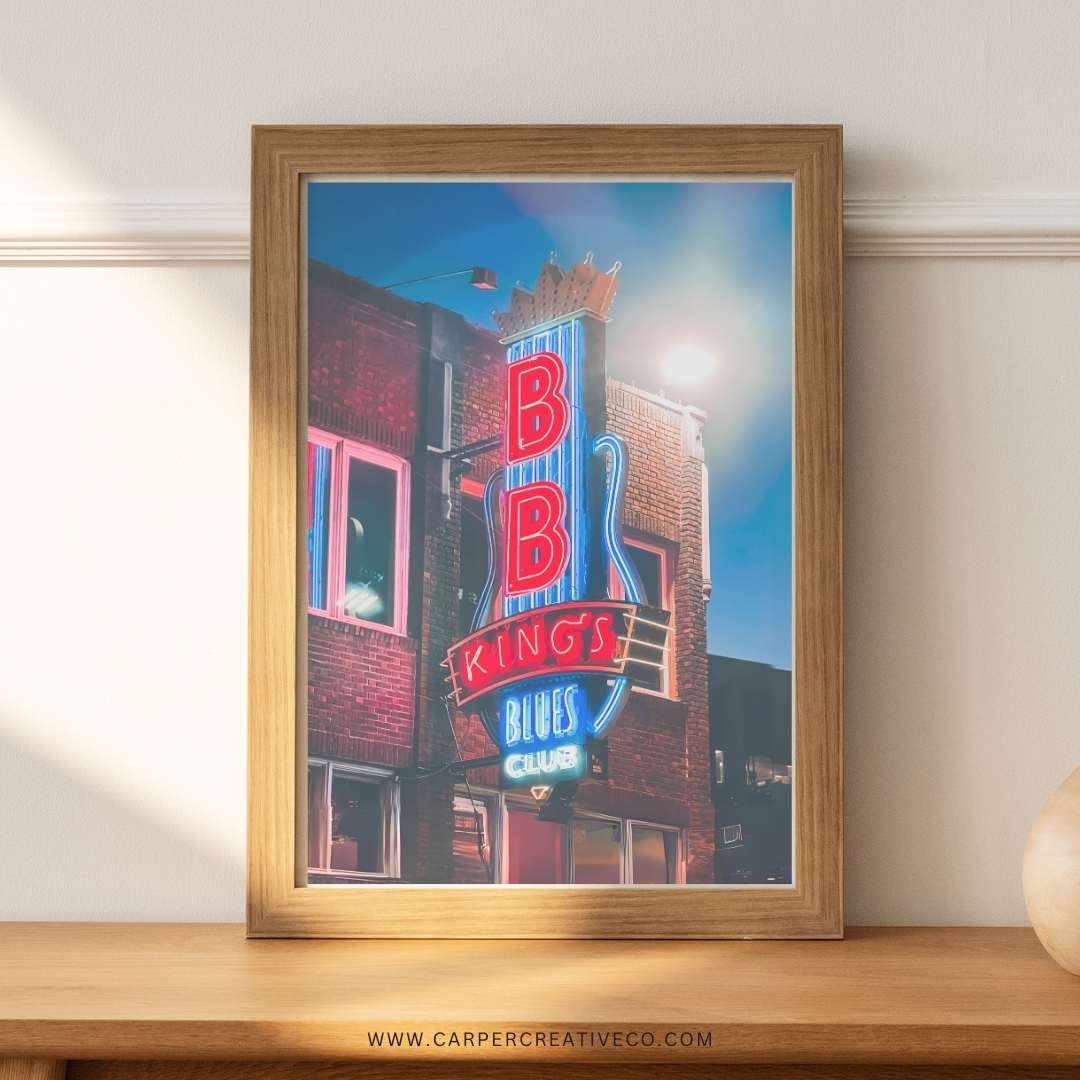 "BB King's Blues Club" Memphis, TN Photography Print