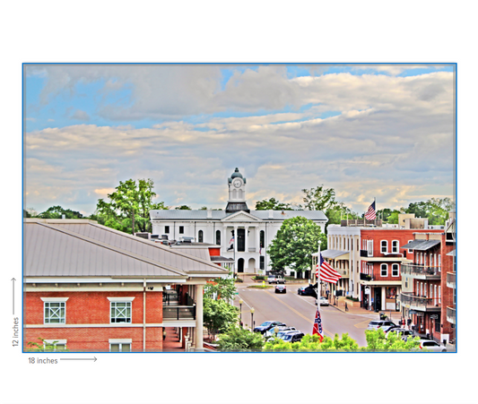 Courthouse View - Oxford, MS Photography Print