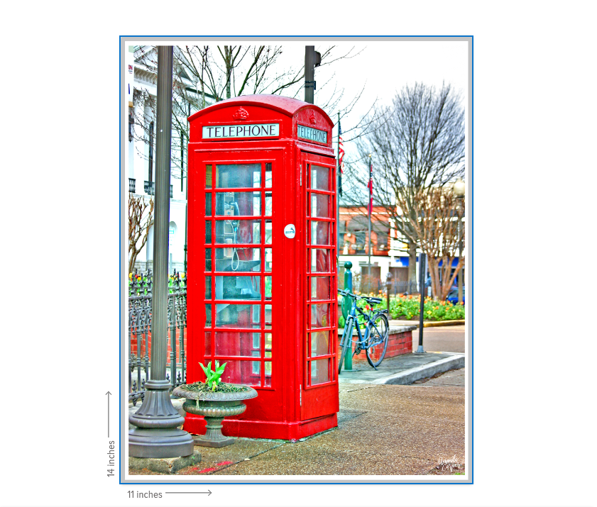 Phone Booth - Oxford Photography Print