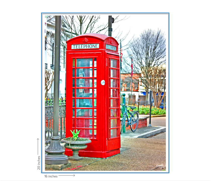 Phone Booth - Oxford Photography Print