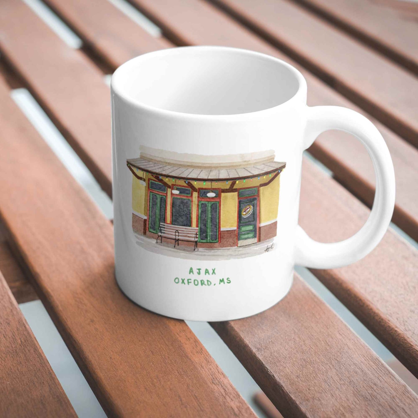 Ajax Oxford MS Watercolor Art Mug