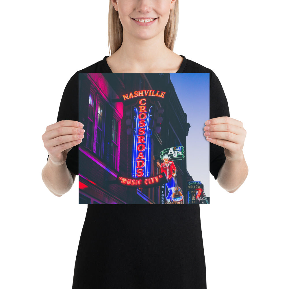 "Crossroads Music City" Nashville TN Photography Print