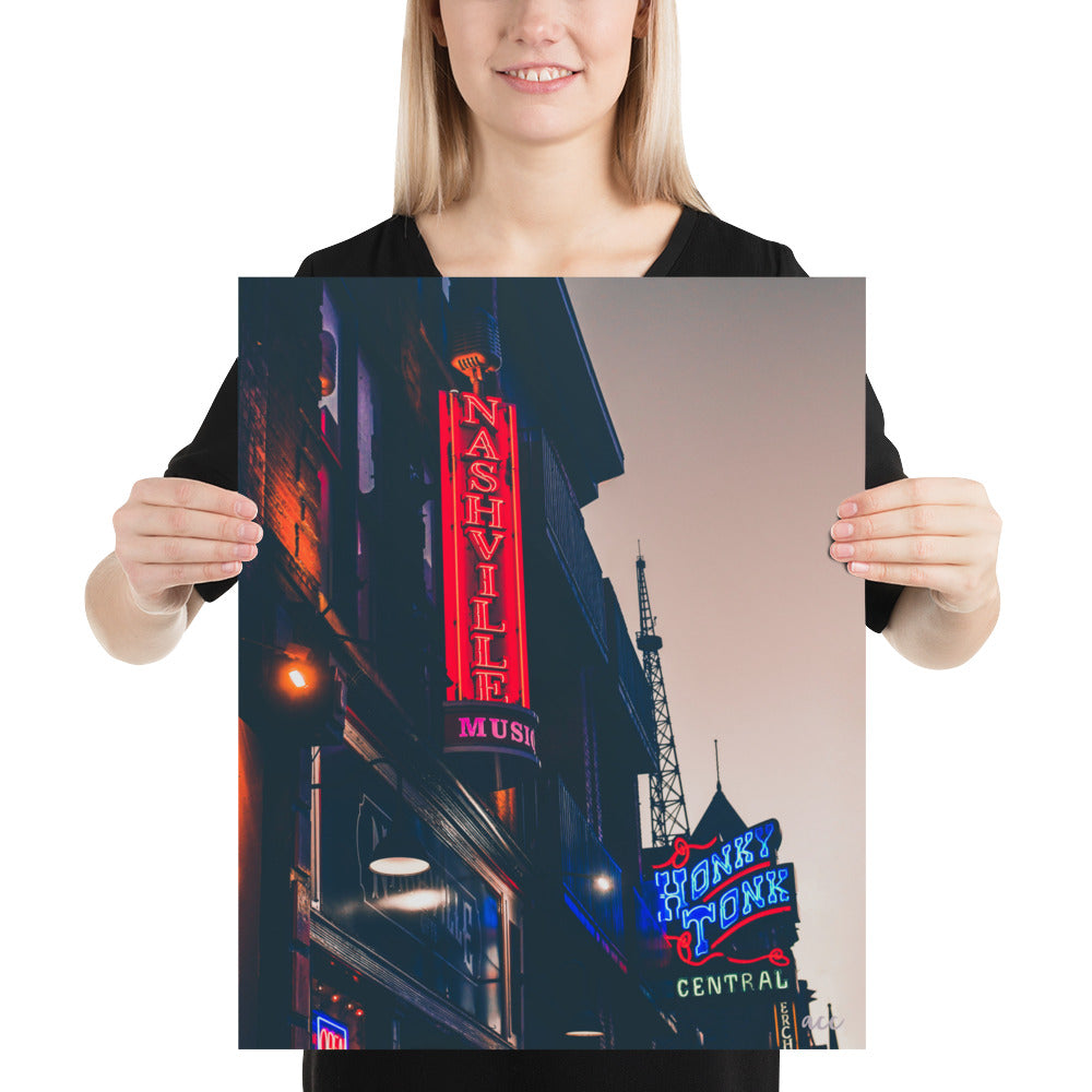 "Honky Tonk" Nashville TN Photography Print