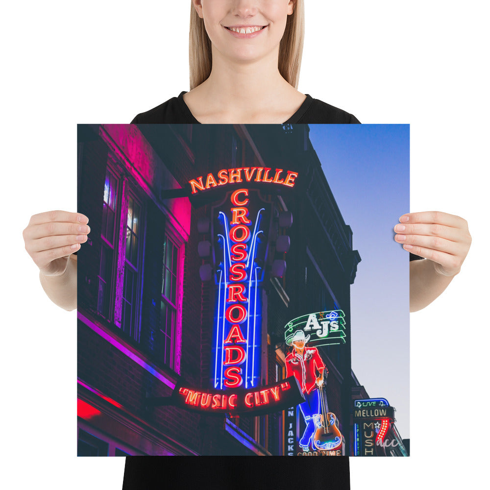 "Crossroads Music City" Nashville TN Photography Print