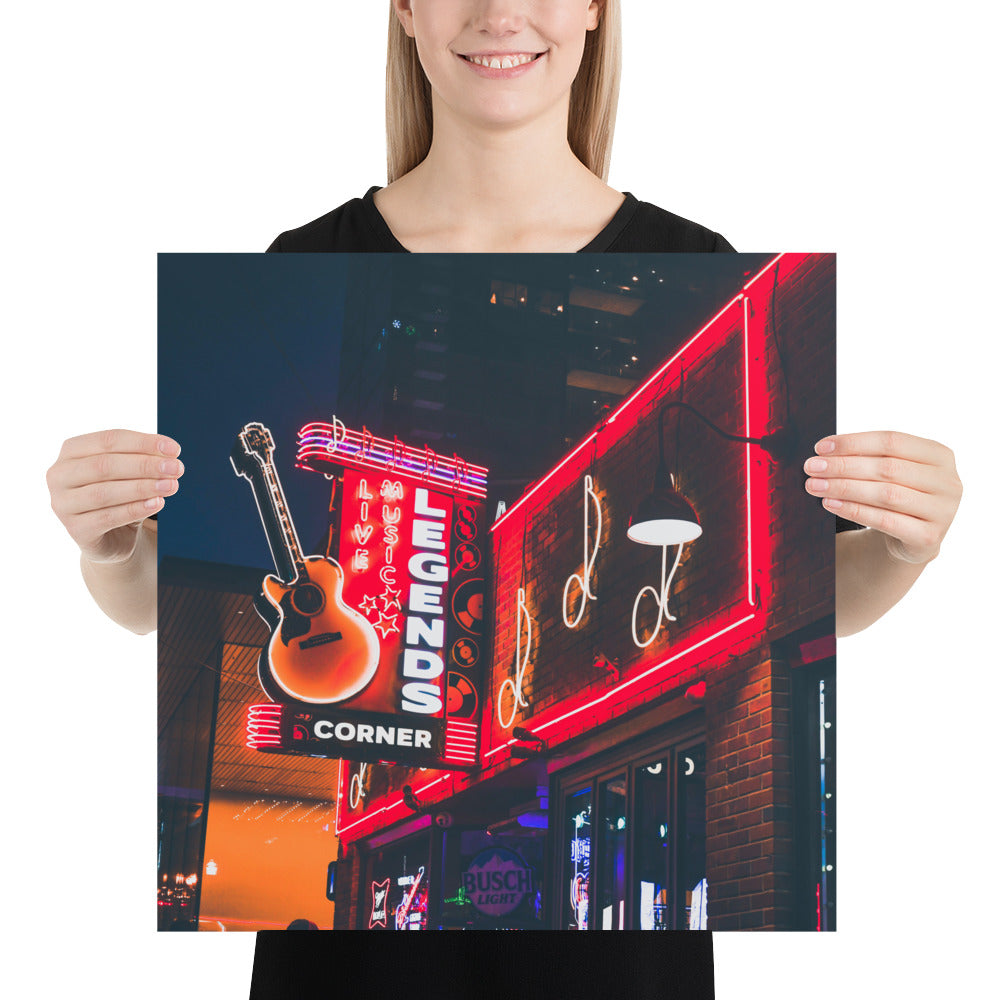 "Legends Corner" Nashville Tennessee Photography Print