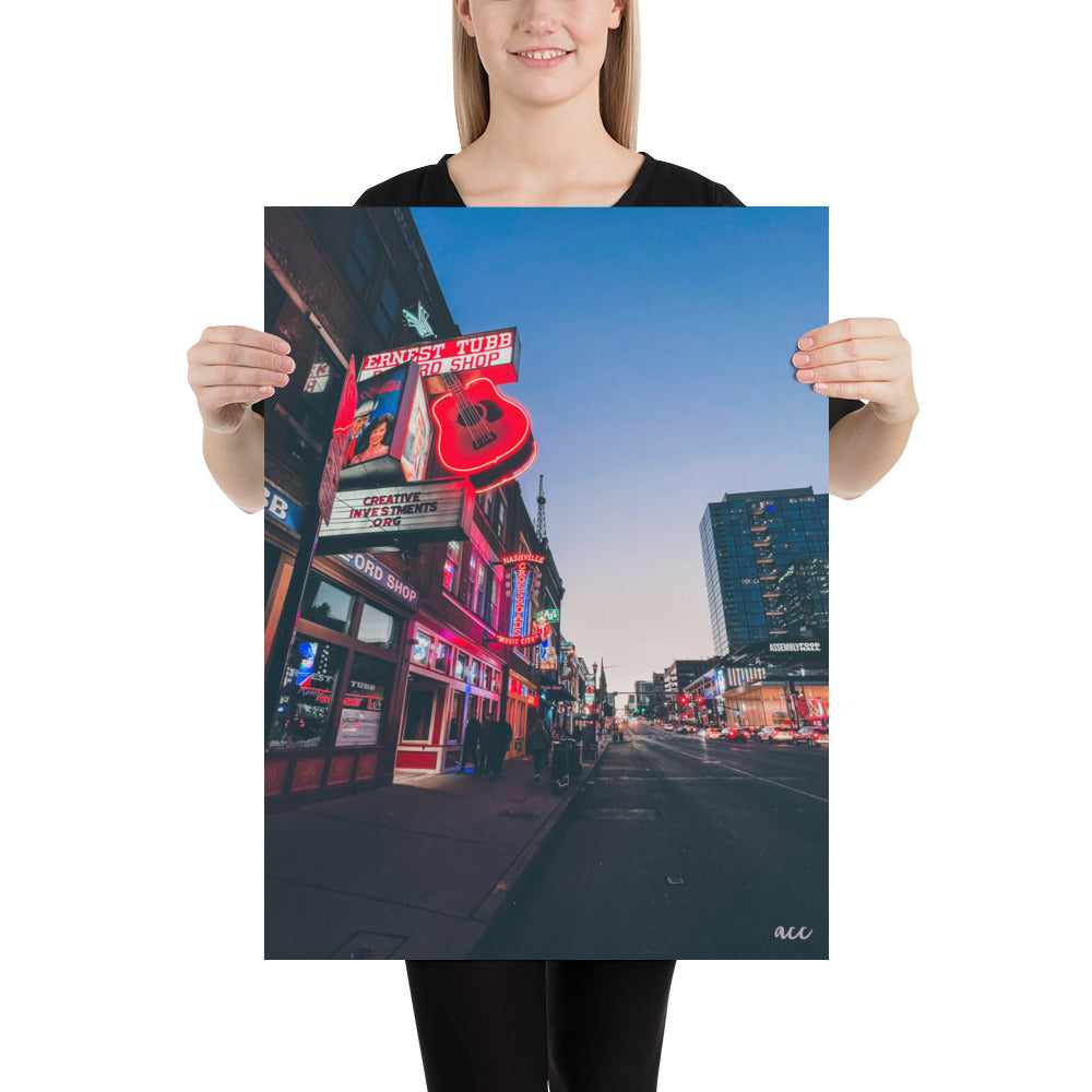 "Ernest Tubb" Nashville TN Photography Print